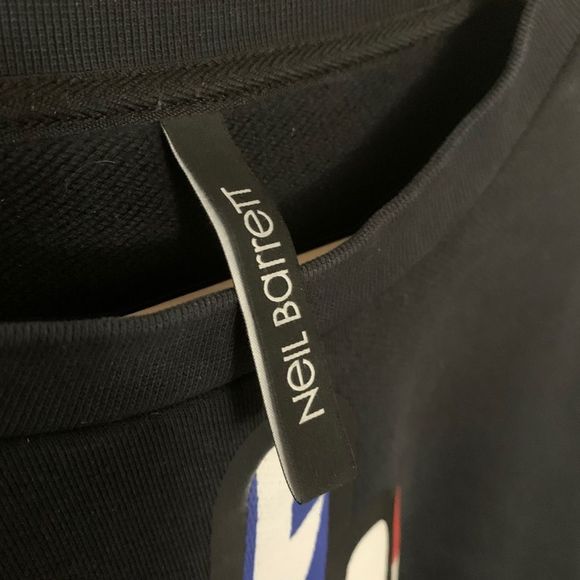 Neil Barrett Lightning Bolt Peace Sign Sweatshirt - Picture 2 of 6